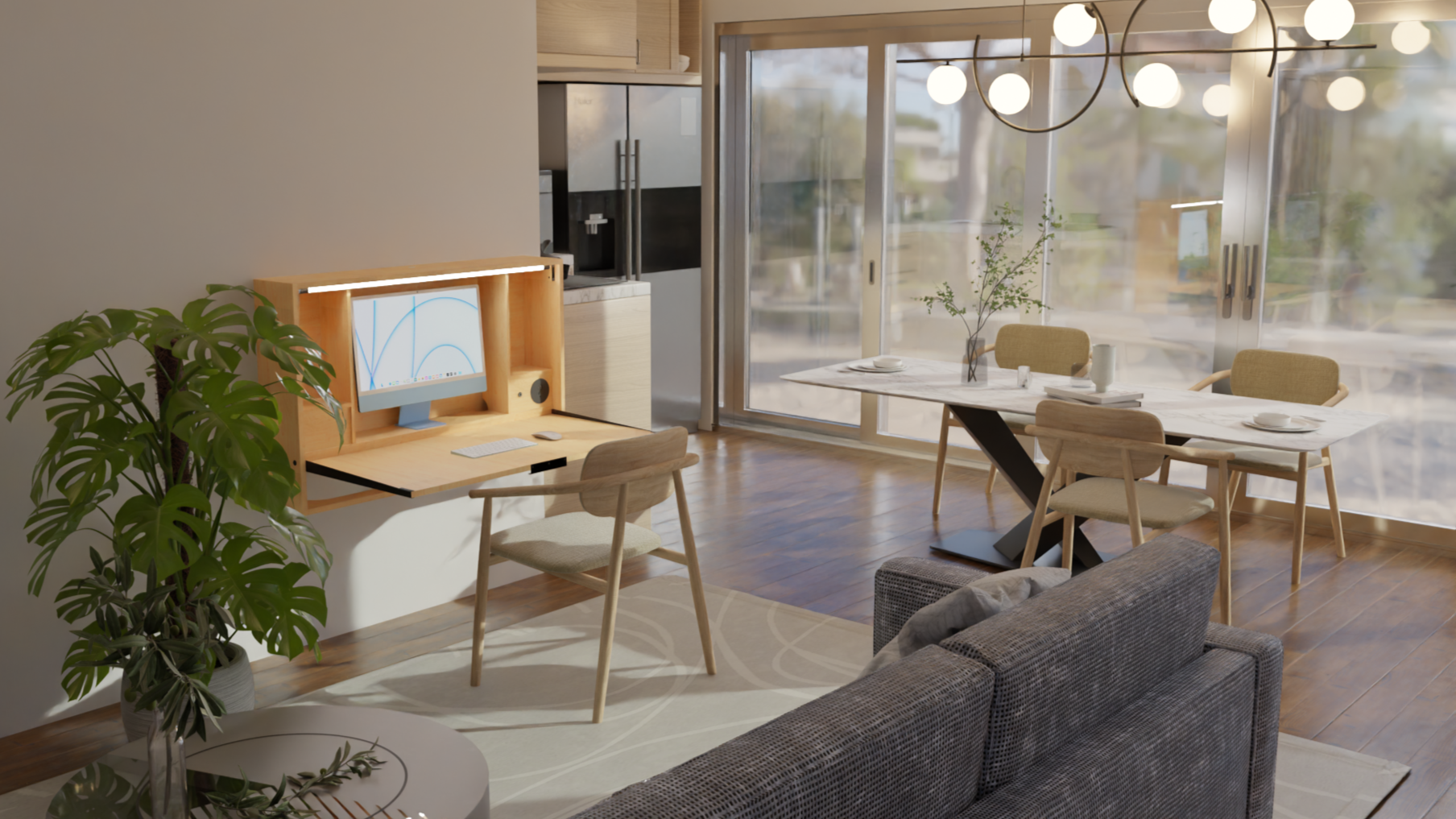 Friday. — Limited Batch: Reserve The Razorclam Minimalist Murphy Desk
